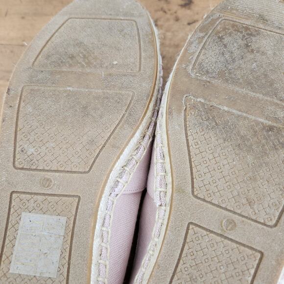 Tory Burch Poppy Logo Espadrille Flats in Sea Shell PInk, 7 - Picture 14 of 14